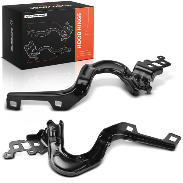 2 Pcs Front Driver & Passenger Steel Hood Hinge for 2020-2024 Tesla Y