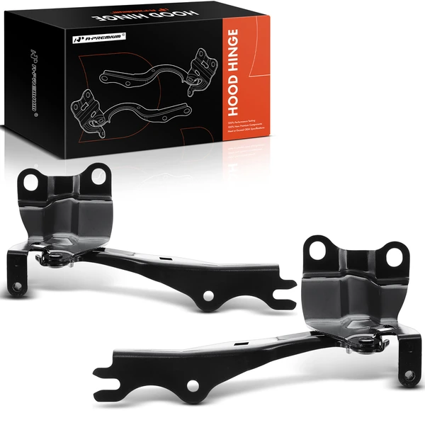 2 Pcs Front Driver & Passenger Hood Hinge for Mazda 3 2010-2013 Sedan Hatchback