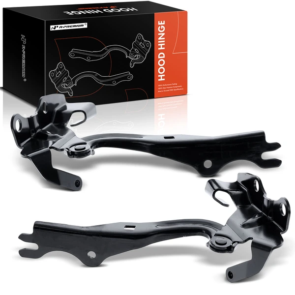 2 Pcs Driver & Passenger Hood Hinge for 2006-2010 Mazda 5