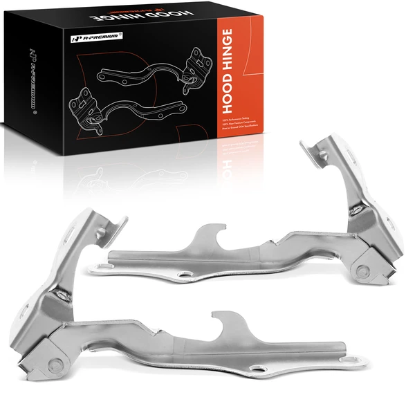 2 Pcs Driver & Passenger Hood Hinge for 2000-2006 Toyota Tundra