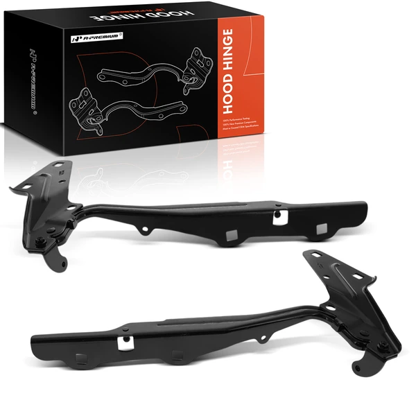 2 Pcs Driver & Passenger Hood Hinge for Ram 2500 3500 2019-2022