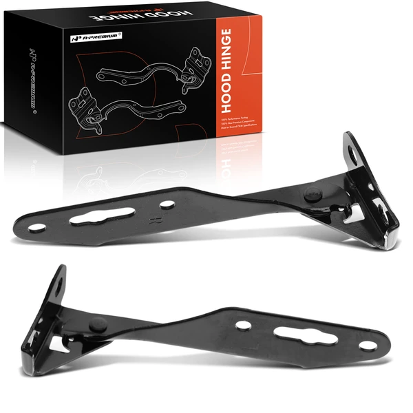 2 Pcs Front Driver & Passenger Hood Hinge for Honda Civic 1992-1995