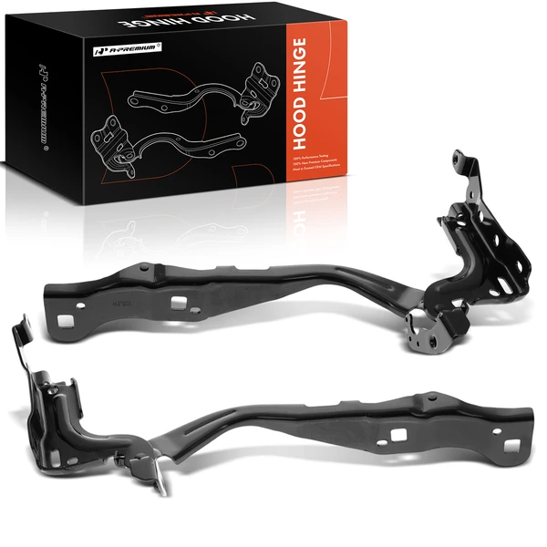 2 Pcs Driver & Passenger Hood Hinge for Ford F-150 Limited Lariat Raptor 2021-2023