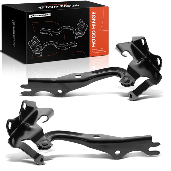 2 Pcs Driver & Passenger Hood Hinge for Mazda 3 2007-2009 Hatchback Turbocharged