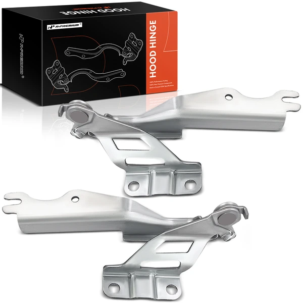 2 Pcs Front Steel Hood Hinge for 2014-2018 Mazda 3