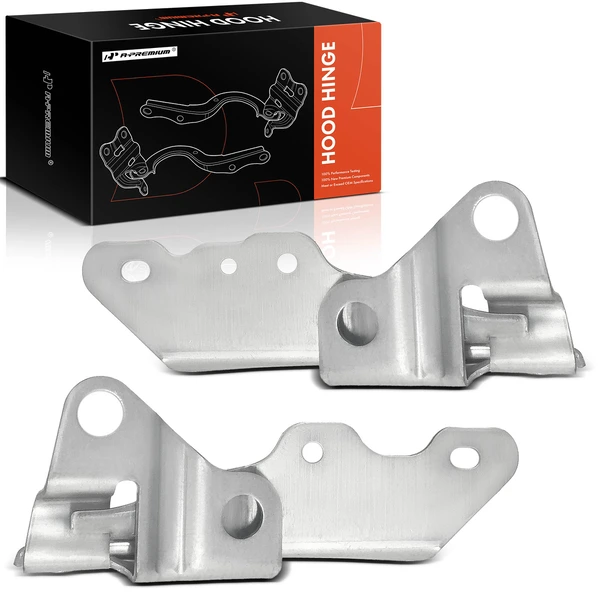 2 Pcs Front Driver & Passenger Hood Hinge for 2005-2007 Mercury Mariner