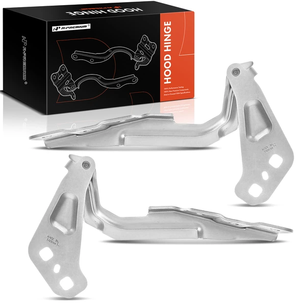 2 Pcs Driver & Passenger Hood Hinge for Lincoln MKZ 2013-2015-2020 Sedan