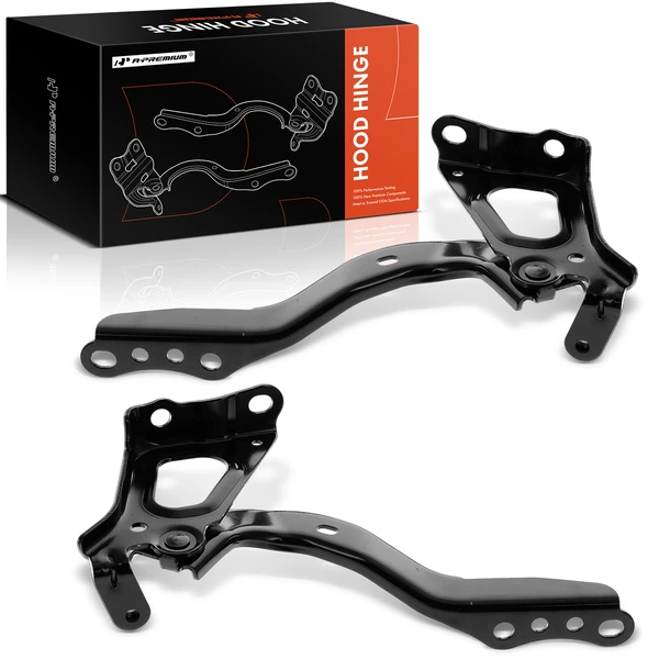 2 Pcs Driver & Passenger Hood Hinge for 2021-2023 Toyota Venza