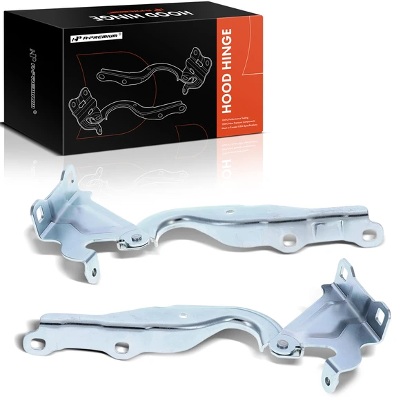 2 Pcs Driver & Passenger Hood Hinge for 2017-2023 Mitsubishi Mirage G4