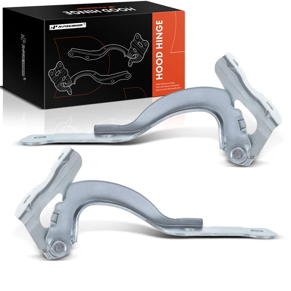 2 Pcs Driver & Passenger Hood Hinge for 2009-2010 Pontiac G3