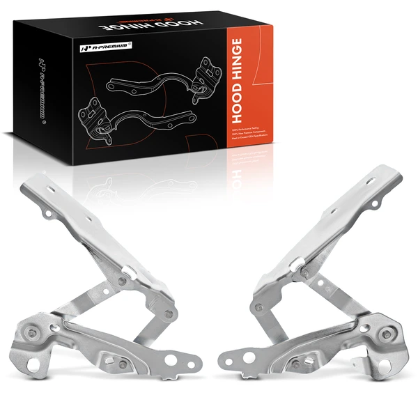 2 Pcs Driver & Passenger Hood Hinge for 2007-2012 Dodge Caliber