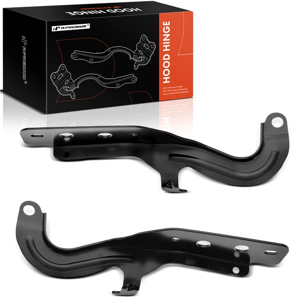 2 Pcs Front Driver & Passenger Upper Hood Hinge for 2013-2016 GMC Acadia