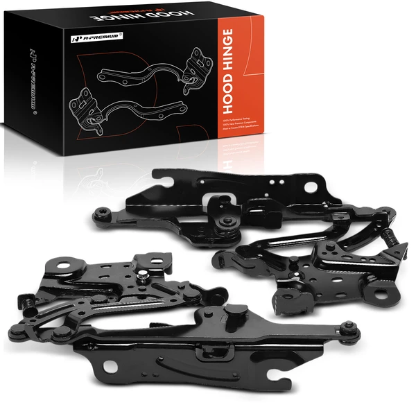 2 Pcs Driver & Passenger Hood Hinge for Mini Cooper 2015-2024 Hatchback Convertible