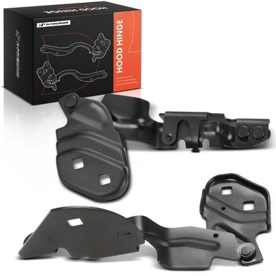 2 Pcs Driver & Passenger Hood Hinge