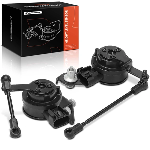 2 Pcs Front & Rear Headlight Level Sensor for 2014-2019 Cadillac CTS