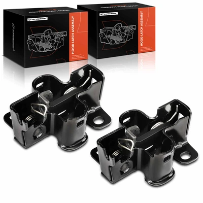 2 Pcs Front Lower Hood Latch Lock