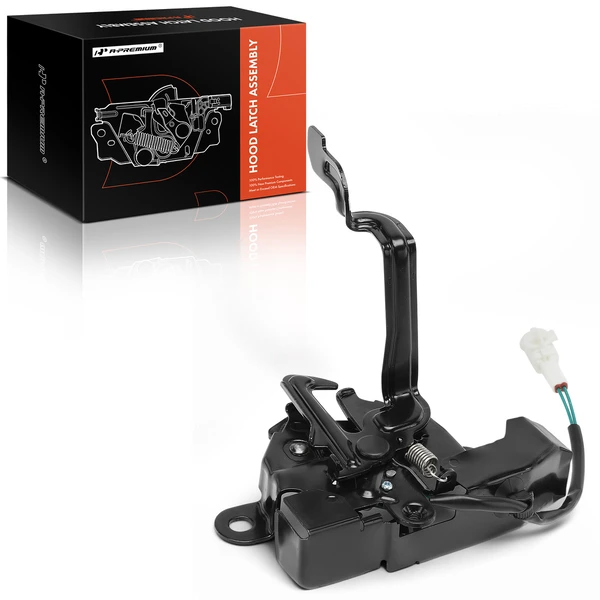 Front Steel Hood Latch Lock for Toyota Tacoma 2016-2023 with Alarm System