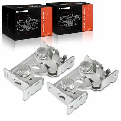 2 Pcs Front Hood Latch Lock