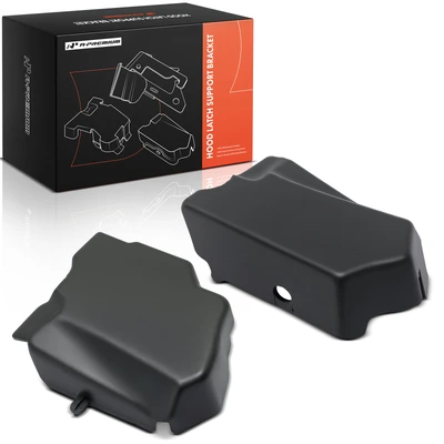 2 Pcs Plastic Front Hood Latch Support Bracket