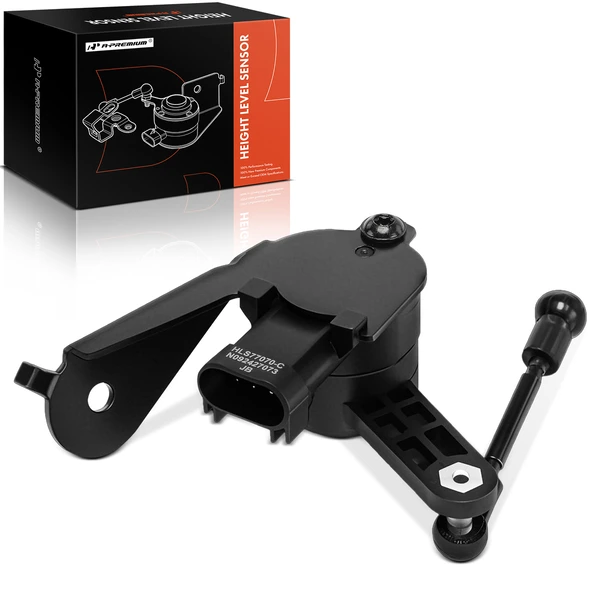 Front Passenger Black Height Level Sensor for 2019 Ram 1500