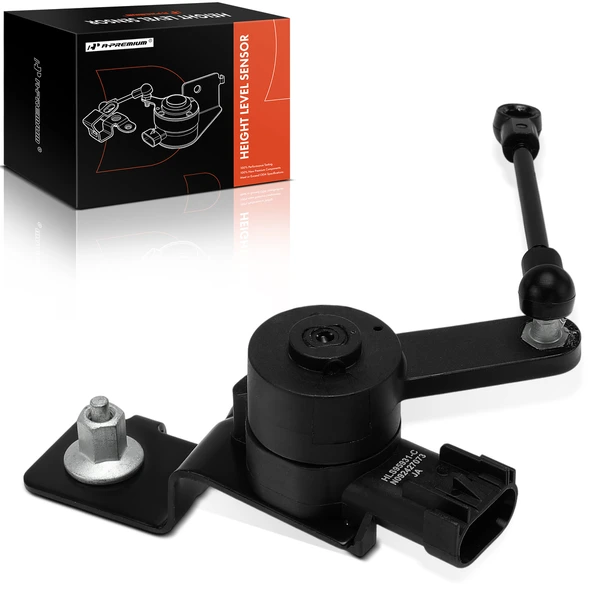 Front Driver or Passenger Black Height Level Sensor for Mercedes-Benz G500 2002-2008 G550 G63 AMG