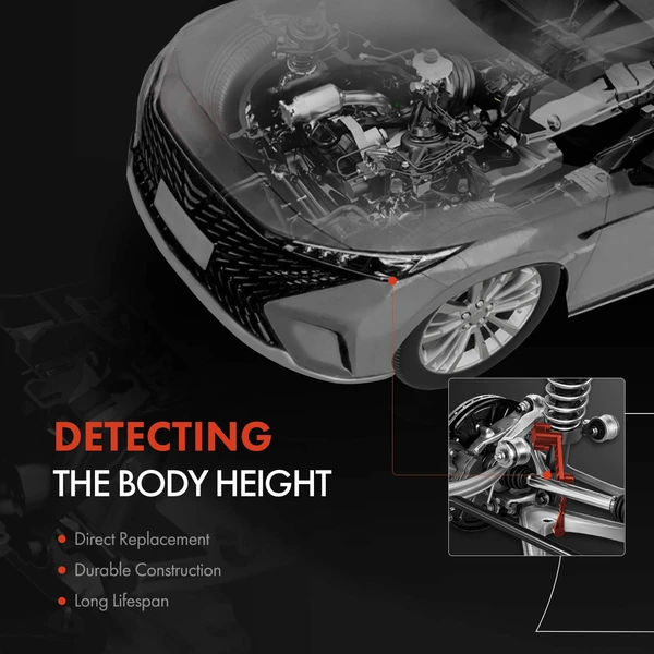 Front Ride Height Level Sensor for Jeep Wrangler 2019 Gladiator 2020-2025