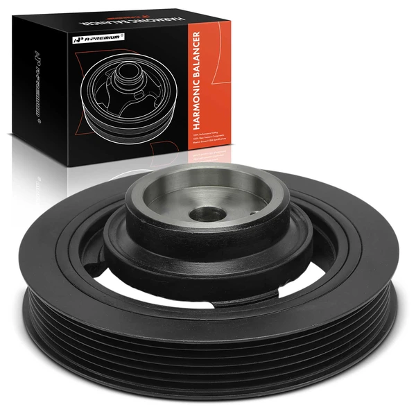 Crankshaft Pulley Harmonic Balancer for Hyundai Santa Fe Kia Optima Rondo 2.7L