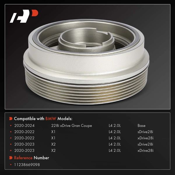 Crankshaft Pulley for BMW F48 X1 F39 X2 Mini Cooper Clubman Cooper Countryman