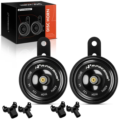 2 Pcs Disc Horn with 4 Connectors