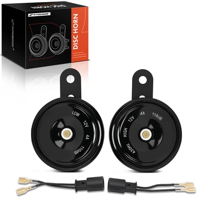 2 Pcs Disc Horn