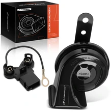 80 mm Black ABS Plastic Snail Horn with 1 Connector