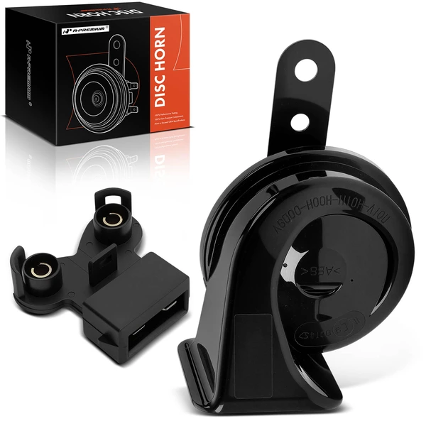 80mm ABS Plastic Snail Horn with Connector for Volkswagen Santana Passat Golf