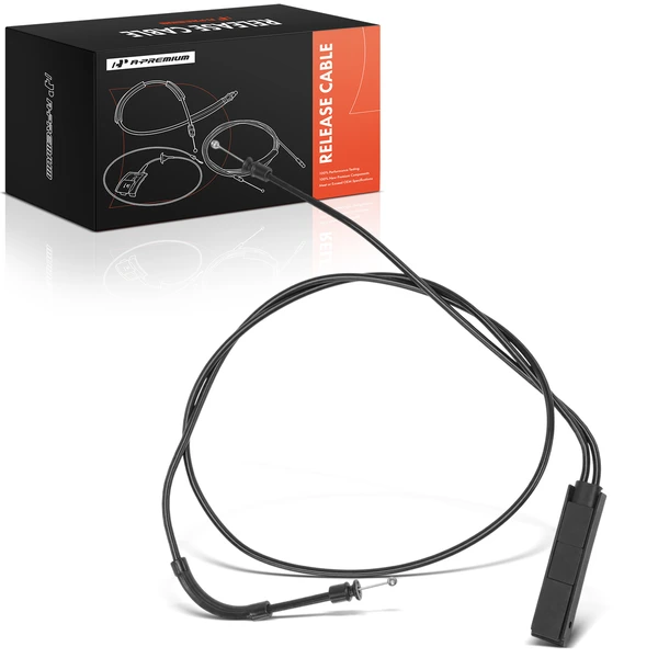 Steel Hood Release Cable with Handle for Mercedes-Benz E350 E550 E63 AMG 2010-2011