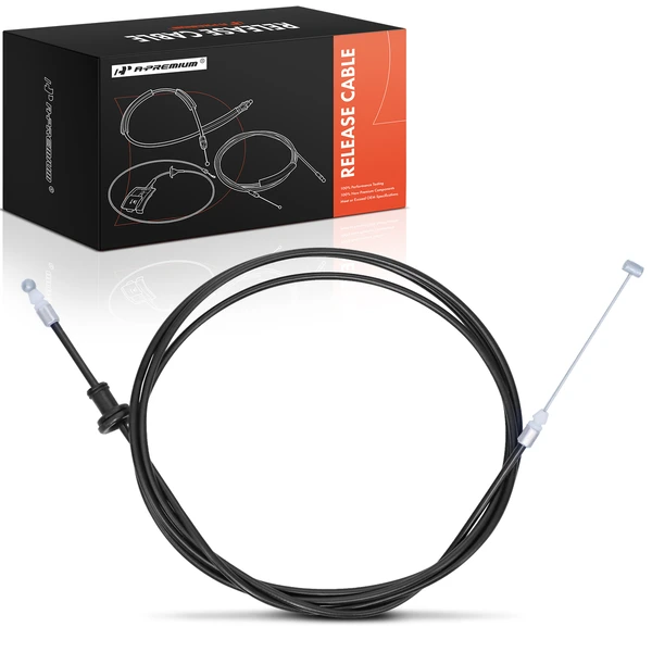 Front Hood Release Cable without Handle for Honda Accord 1990-1997 Odyssey 1995-1998