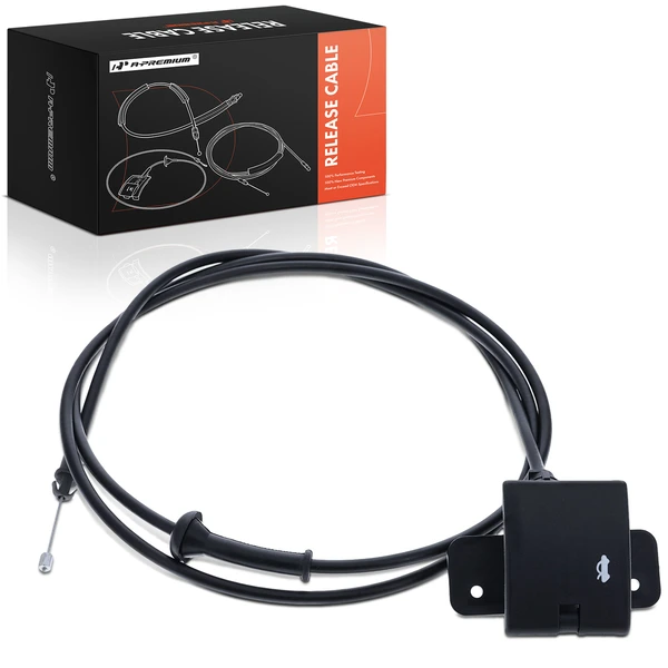 Hood Release Cable with Handle for Chevy Express 1500 2003-2014 GMC Savana 1500