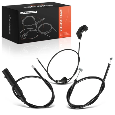 3 Pcs Hood Release Cable