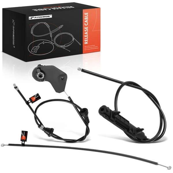 3 Pcs Hood Release Cable for 1999-2000 BMW 328i