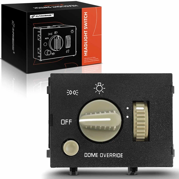 Dash Mounted Dimmer Headlight Switch for 1996-1998 GMC C3500
