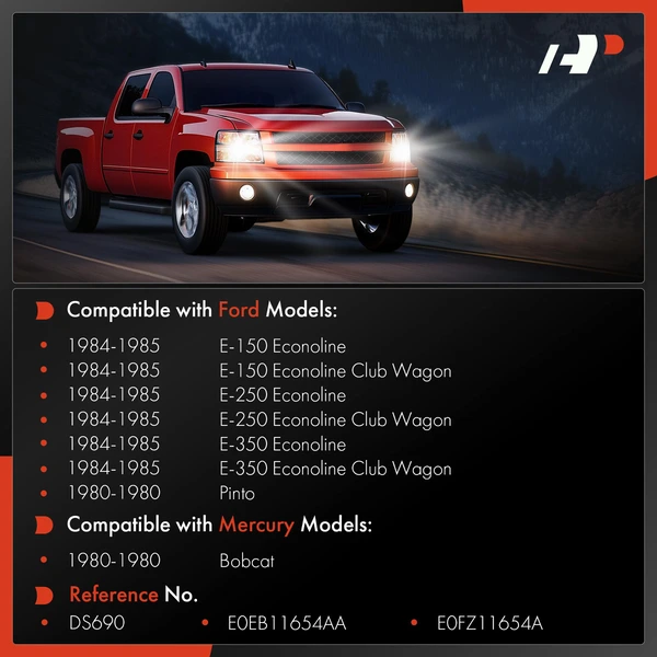 Headlight Switch for Ford E-150 E-250 E-350 Econoline Club Wagon 84-85 Mercury