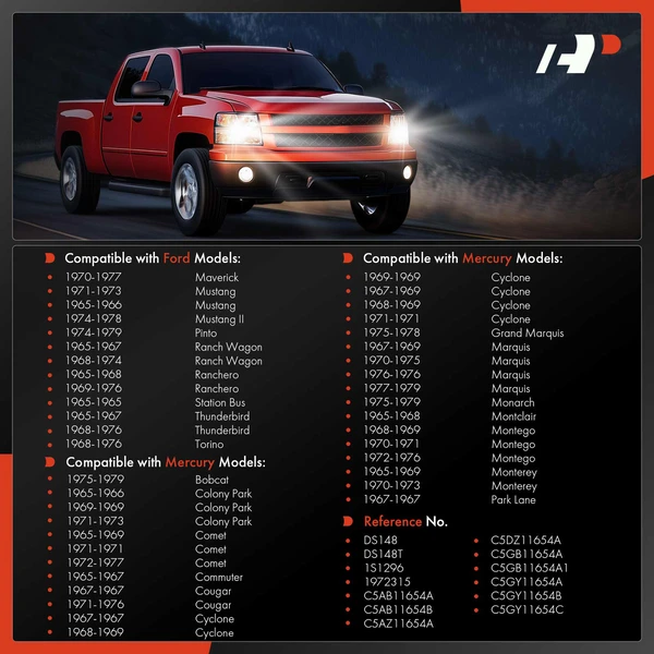 Headlight Switch for Ford Mustang Mustang II Maverick Mercury Bobcat Commuter