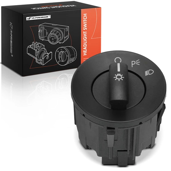 Headlight Headlamp Switch 6-Blade for Ford Fiesta 2011-2013 L4 1.6L