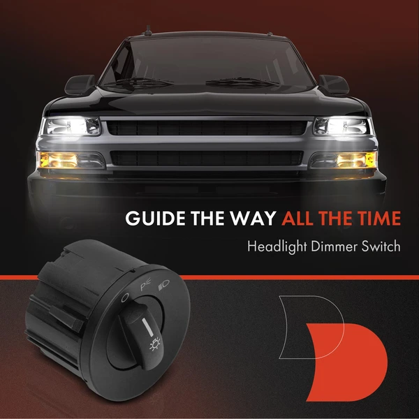Headlight Headlamp Switch 6-Blade for Ford Fiesta 2011-2013 L4 1.6L