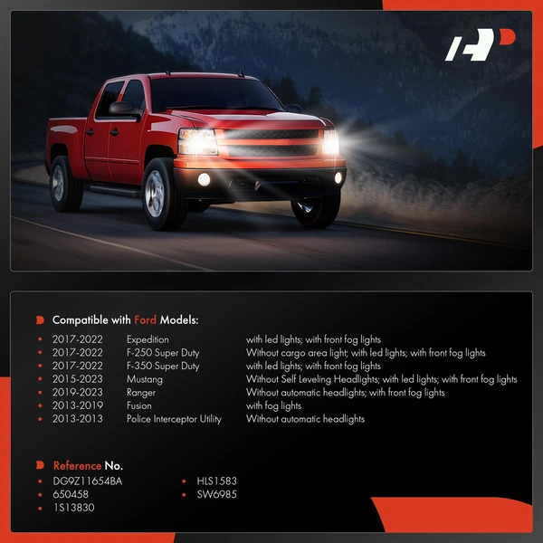 Headlight Switch with fog lights for Ford F-250 F-350 Super Duty Fusion Mustang