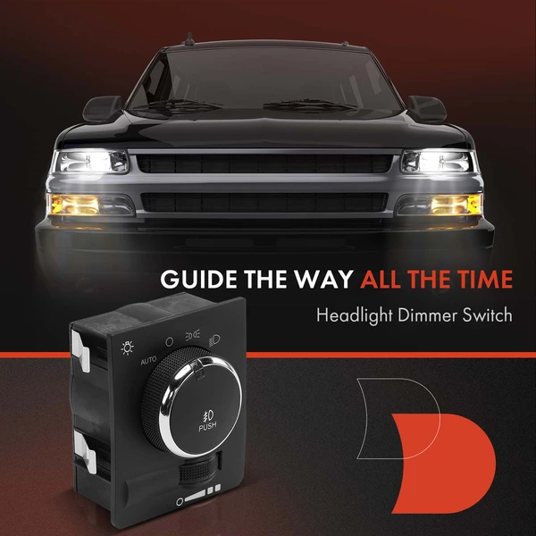 Headlight Switch with Fog Lights without Cargo Light for Ram 3500 4500 5500 2013-2018