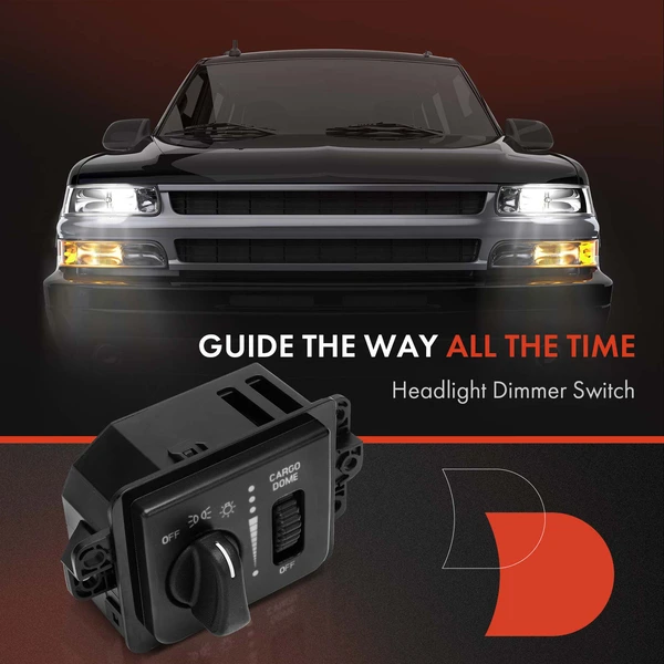 Front Headlight Switch for Dodge Ram 1500 2500 3500 2002-2005 Ram 1500 2500 3500 Van