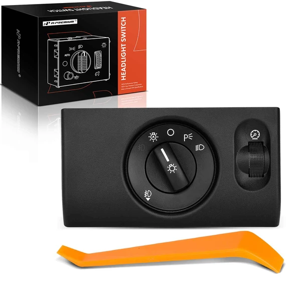 Headlight Switch for Ford F-150 2005-2008 Lincoln Mark LT 2006-2008 with Fog Light