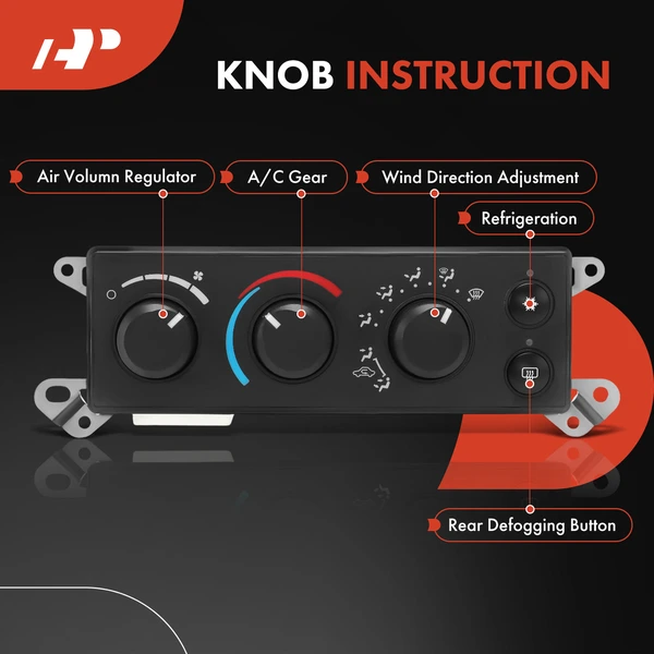 AC Heater Climate Control Module for Dodge Ram 1500 2500 3500 2006-2007 Mitsubishi