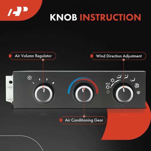 A-Premium APHVCP013 AC Climate Control Module Front Side