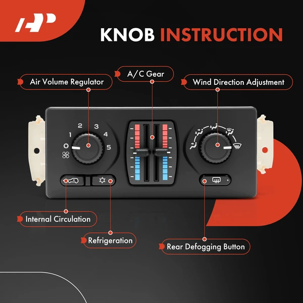 Manual AC & Heater Climate Control Module for Chevy Silverado Sierra 1500 03-06