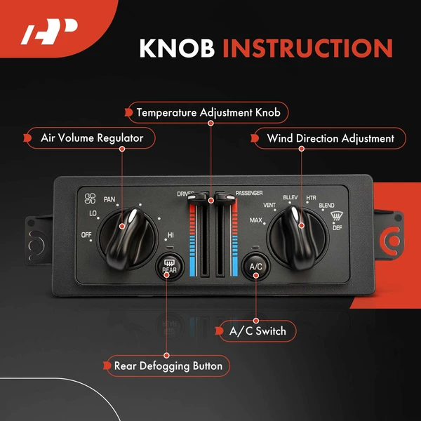 AC Dual Heater Climate Control Module Panel for Buick LaCrosse Regal Century
